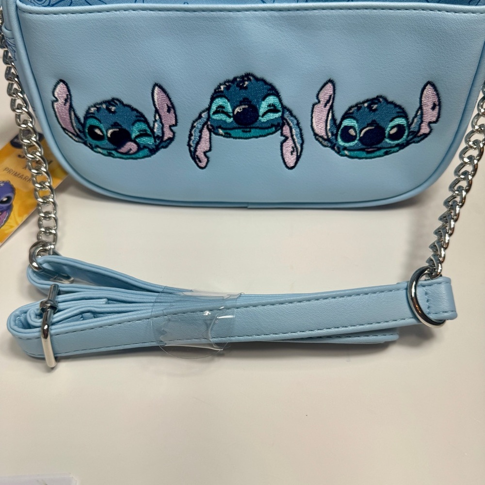 NWT. Primark Disney’s Stitch Camera crossbody Bags Light blue camera bag - Picture 3 of 12